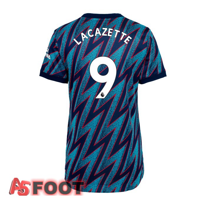 Maillot FC Arsenal (LACAZETTE 9) Femme Third Bleu 2021/2022