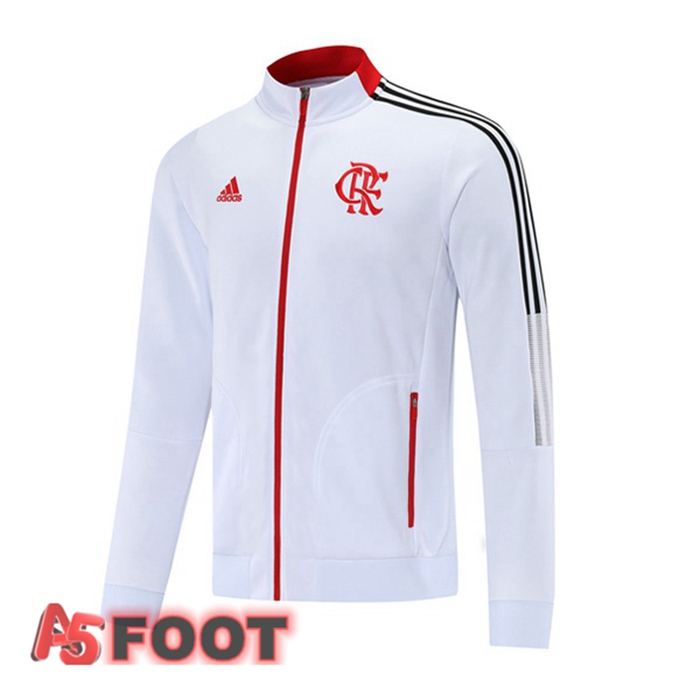 Veste de Foot Flamengo Blanc 2021/2022