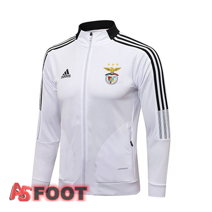 Veste de Foot S.L Benfica Blanc 2021/2022
