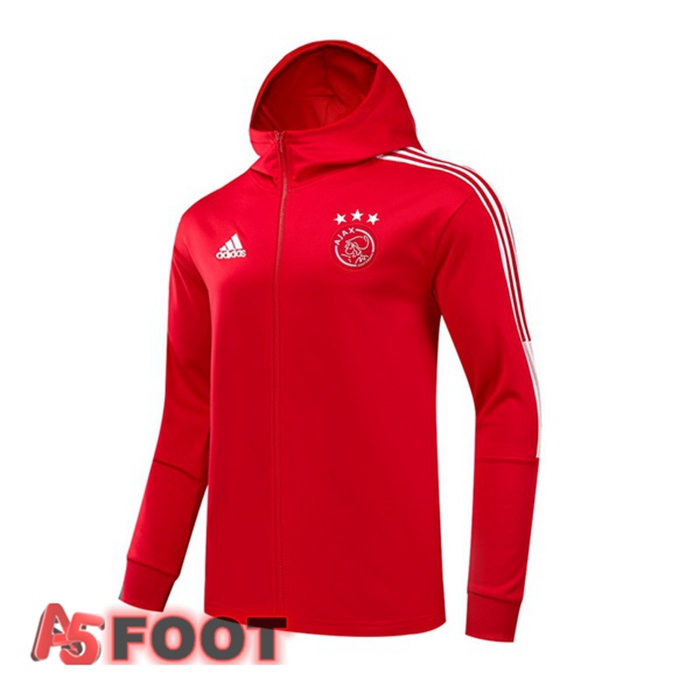 Veste A Capuche AFC Ajax Rouge 2021/2022