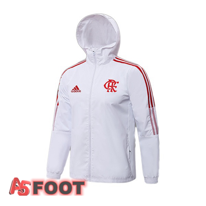 Veste A Capuche Flamengo Blanc 2021/2022