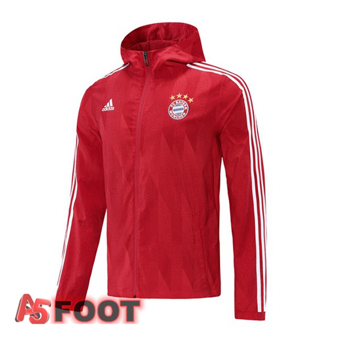 Coupe Vent Bayern Munich Rouge 2021/2022
