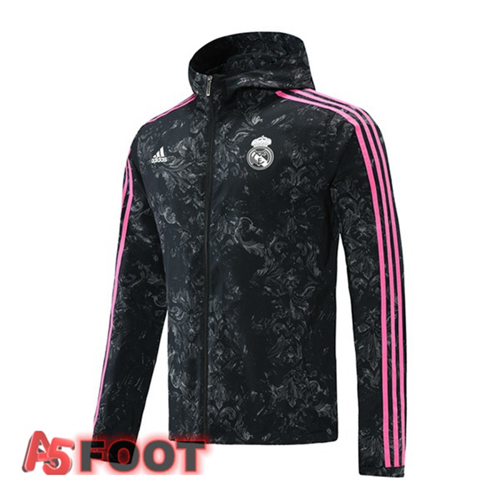 Coupe Vent Real Madrid Noir 2021/2022