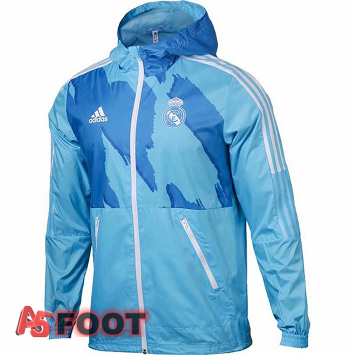 Coupe Vent Real Madrid Bleu 2021/2022