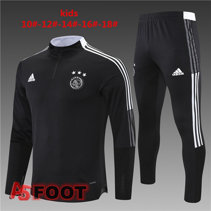 Survetement Enfant AFC Ajax Noir 2021/2022