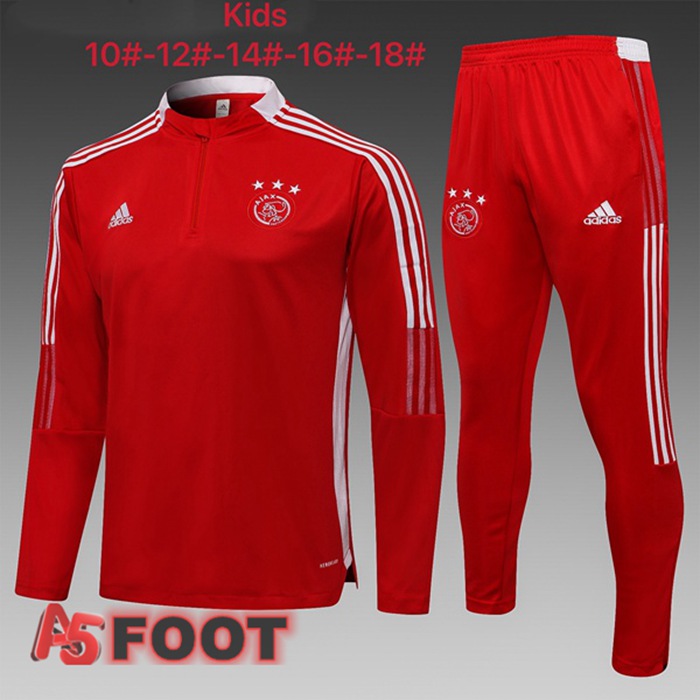 Survetement Enfant AFC Ajax Rouge 2021/2022