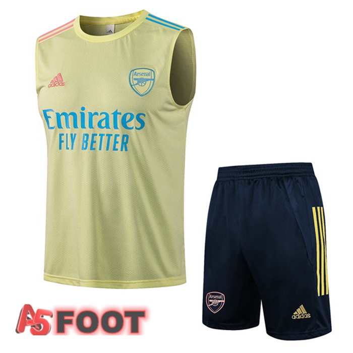Gilet de Foot Arsenal + Shorts Jaune 2021/2022