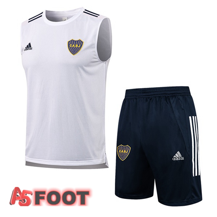 Gilet de Foot Boca Juniors + Shorts Blanc 2021/2022