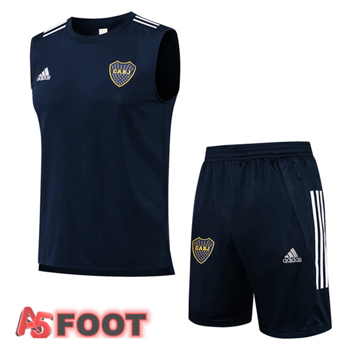Gilet de Foot Boca Juniors + Shorts Bleu Royal 2021/2022