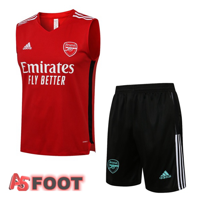 Gilet de Foot Arsenal + Shorts Rouge 2021/2022