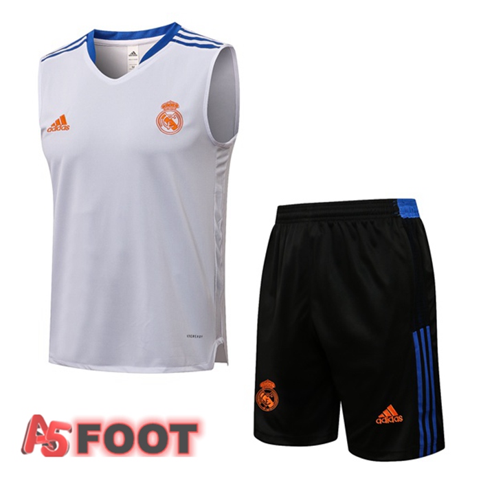 Gilet de Foot Real Madrid + Shorts Blanc 2021/2022