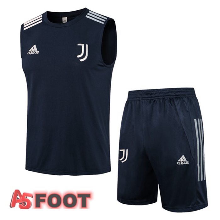 Gilet de Foot Juventus + Shorts Bleu Royal 2021/2022