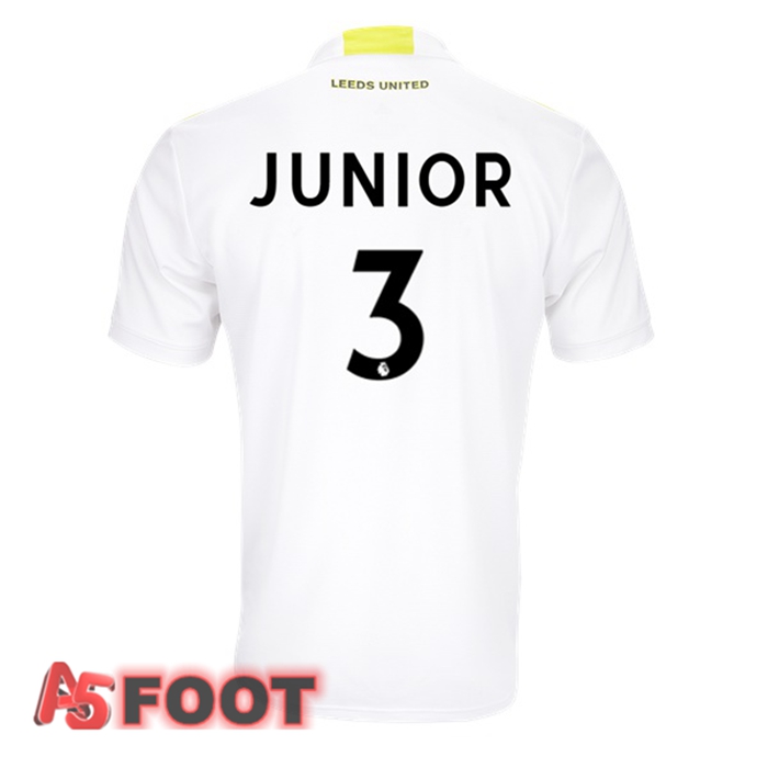 Maillot Leeds United (JUNIOR 3) Domicile Blanc 2021/22