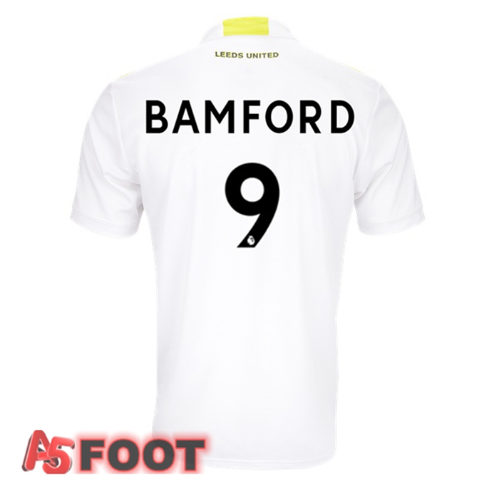 Maillot Leeds United (BAMFORD 9) Domicile Blanc 2021/22