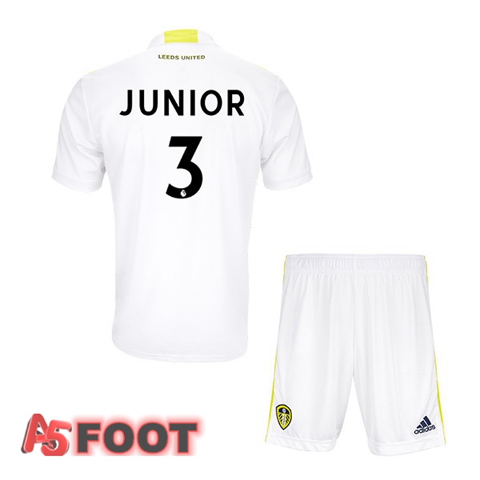Maillot Leeds United (JUNIOR 3) Enfant Domicile Blanc 2021/22