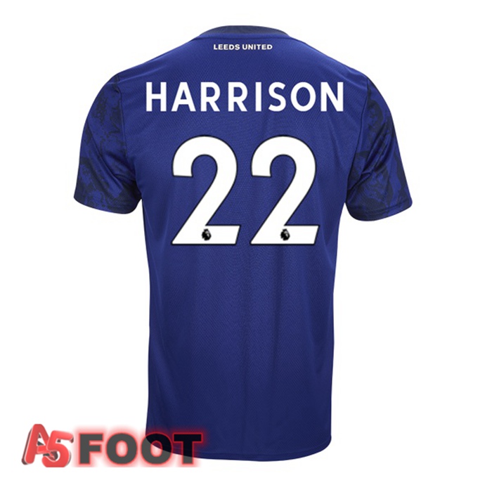 Maillot Leeds United (HARRISON 22) Exterieur Bleu 2021/22