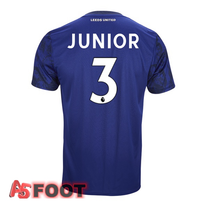 Maillot Leeds United (JUNIOR 3) Exterieur Bleu 2021/22