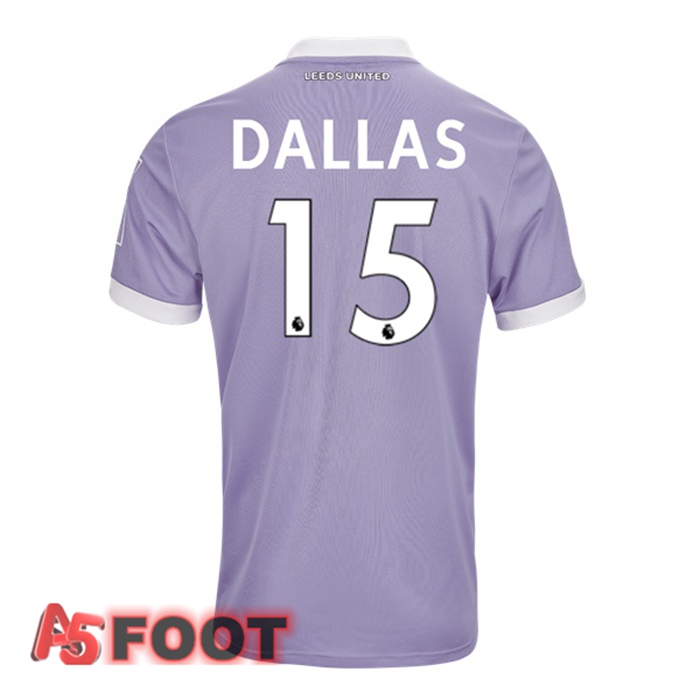 Maillot Leeds United (DALLAS 15) Third Pourpre 2021/22