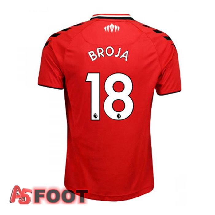 Maillot Southampton FC (BROJA 18) Domicile Rouge/Blanc 2021/22
