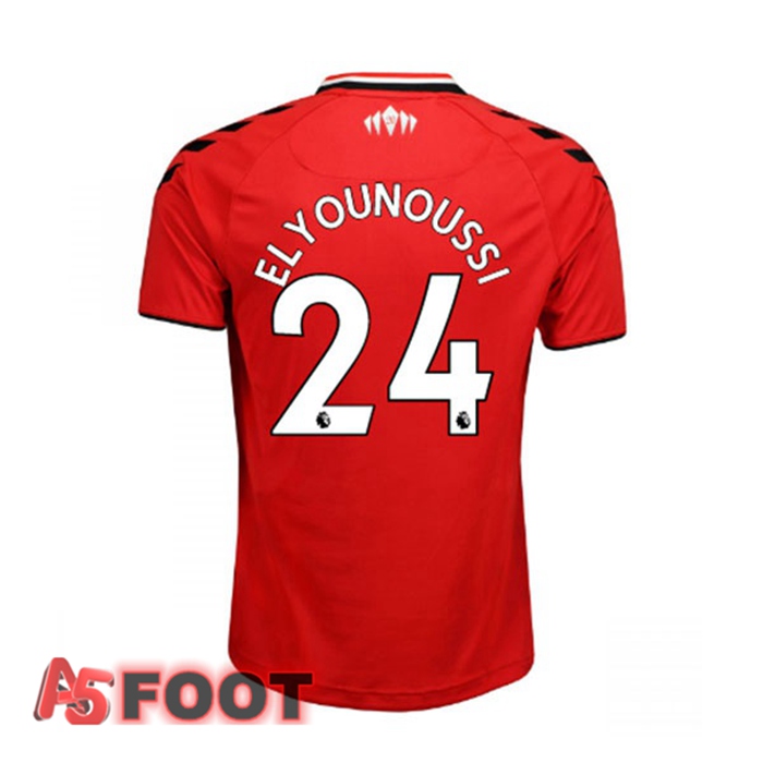 Maillot Southampton FC (ELYOUNOUSSI 24) Domicile Rouge/Blanc 2021/22