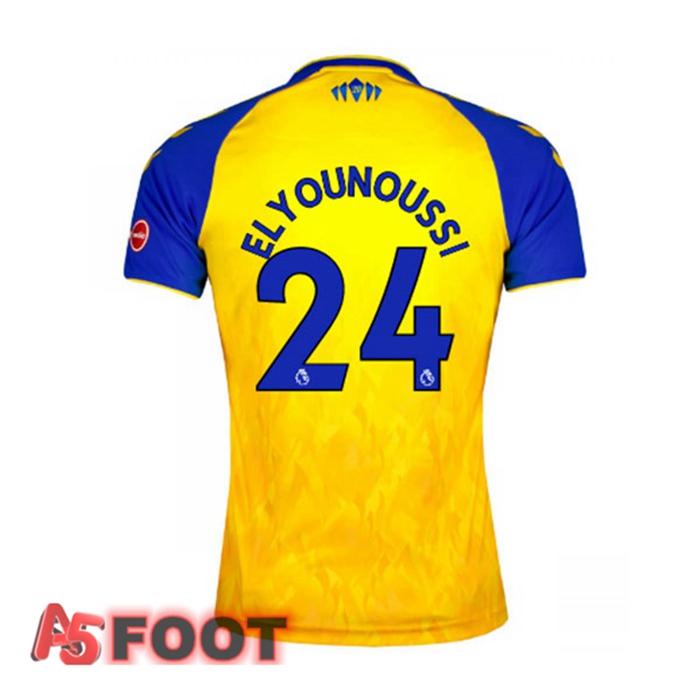 Maillot Southampton FC (ELYOUNOUSSI 24) Exterieur Jaune 2021/22