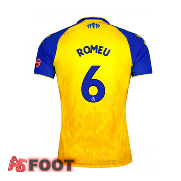 Maillot Southampton FC (ROMEU 6) Exterieur Jaune 2021/22