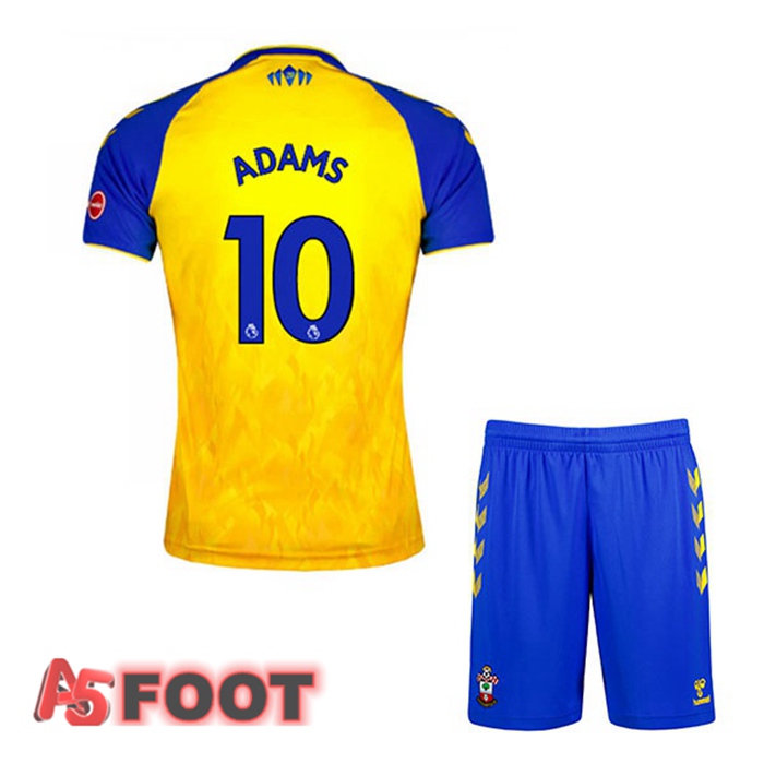 Maillot Southampton FC (ADAMS 10) Enfant Exterieur Jaune 2021/22