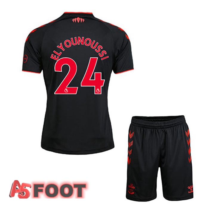 Maillot Southampton FC (ELYOUNOUSSI 24) Enfant Third Noir 2021/22