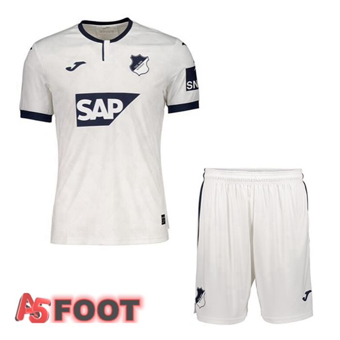 Maillot TSG Hoffenheim Enfant Exterieur Blanc 2021/22