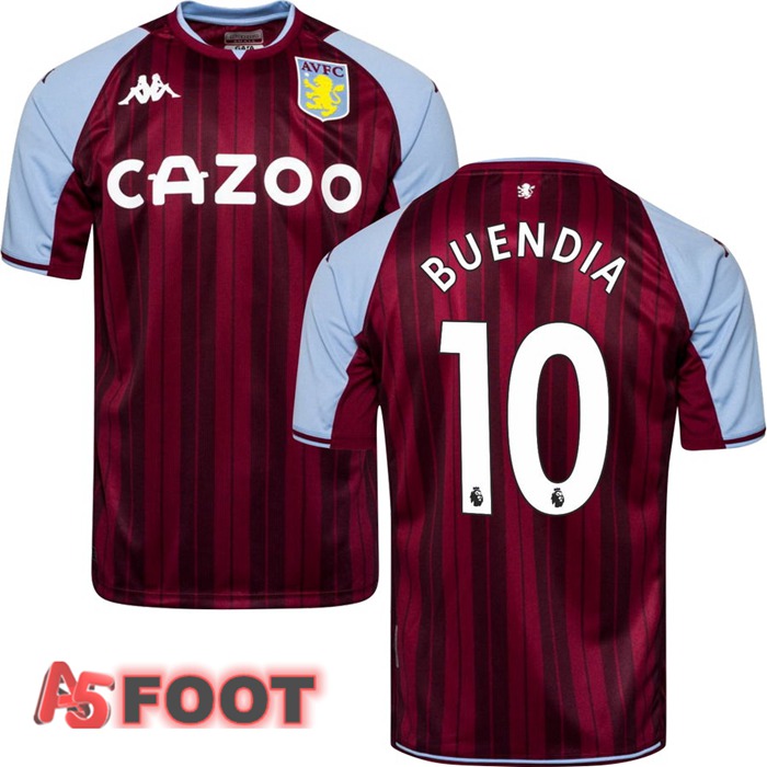 Maillot Aston Villa (BUENDIA 10) Domicile 2021/2022