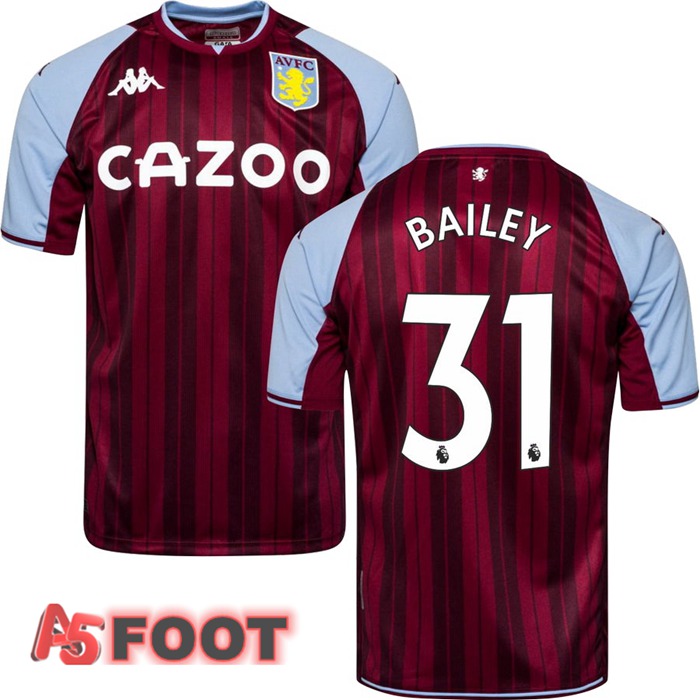 Maillot Aston Villa (BAILEY 31) Domicile 2021/2022