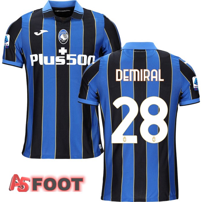 Maillot Atalanta（DEMIRAL 28）Domicile Bleu/Noir 2021/2022