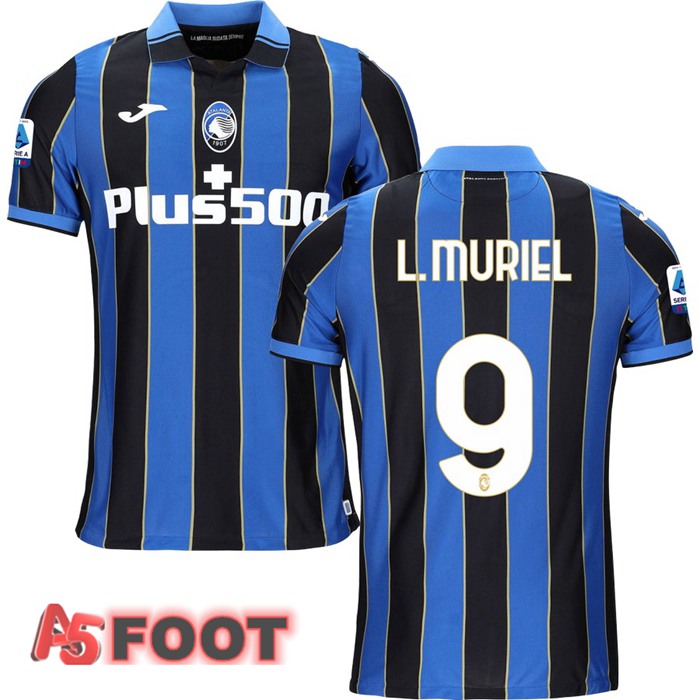 Maillot Atalanta（L.MURIEL 9）Domicile Bleu/Noir 2021/2022