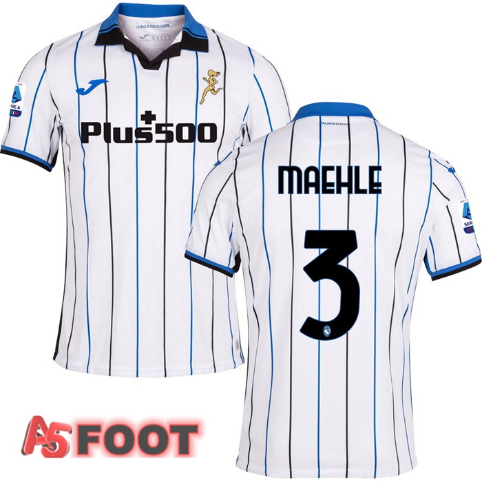 Maillot Atalanta（MAEHLE 3）Exterieur Blanc 2021/2022