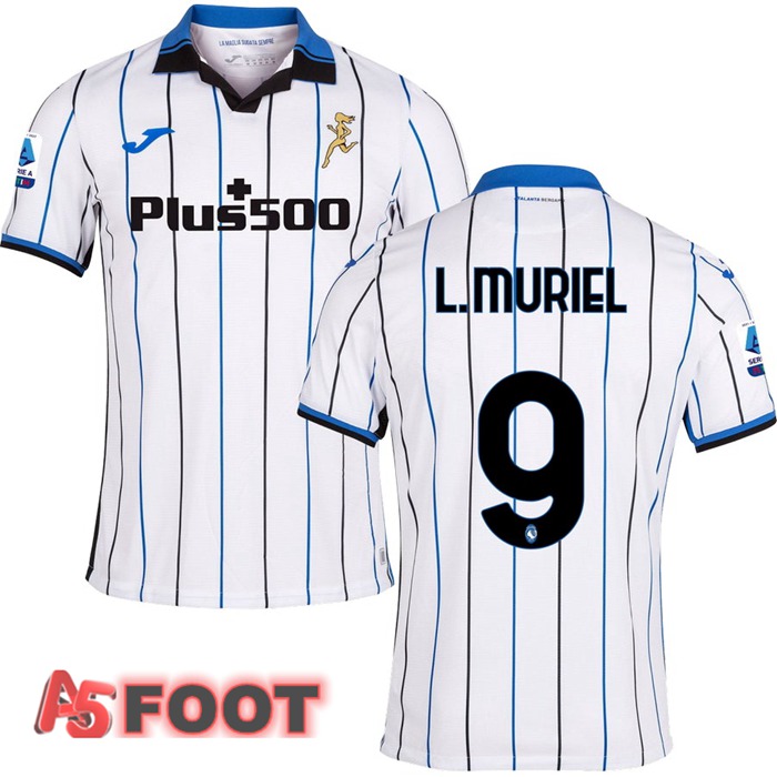 Maillot Atalanta（L.MURIEL 9）Exterieur Blanc 2021/2022