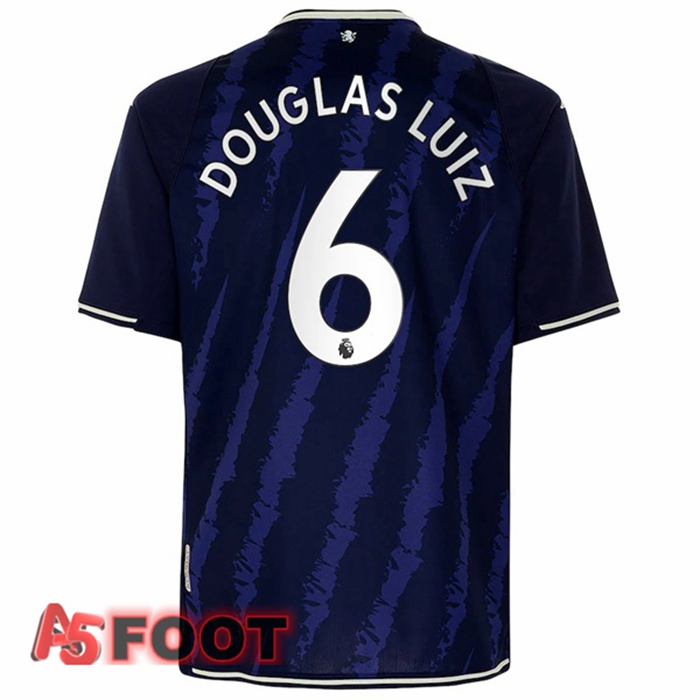 Maillot Aston Villa (Douglas Luiz 6) Third Bleu 2021/22