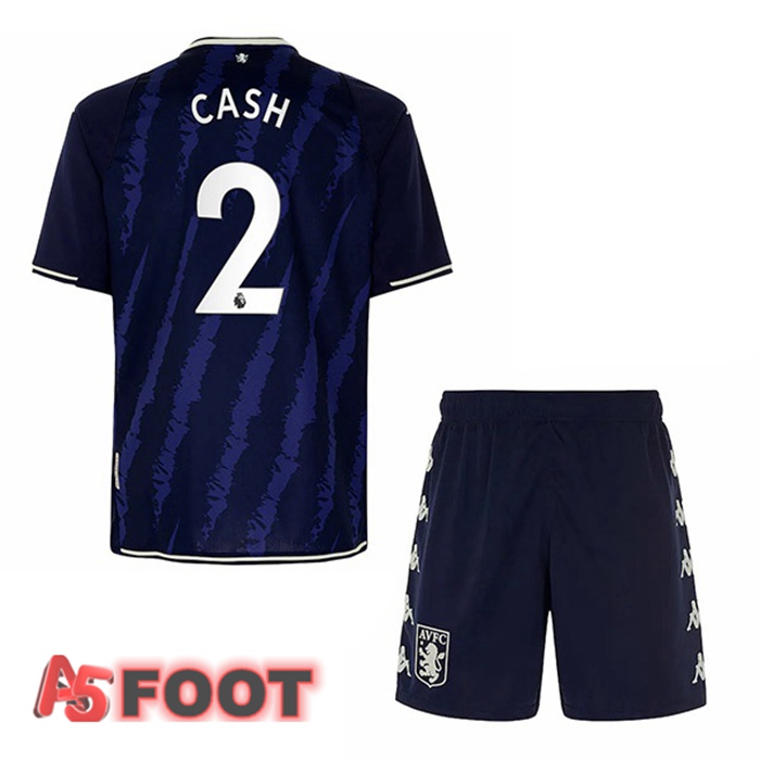 Maillot Aston Villa (Cash 2) Enfant Third Bleu 2021/22