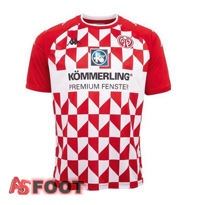 Maillot FSV Mainz 05 Domicile Rouge/Blanc 2021/22