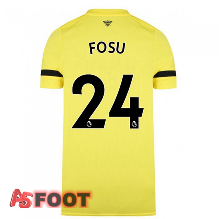 Maillot Brentford FC (FOSU 24) Exterieur Jaune 2021/22