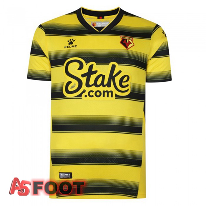 Maillot Watford FC Domicile Jaune/Noir 2021/22