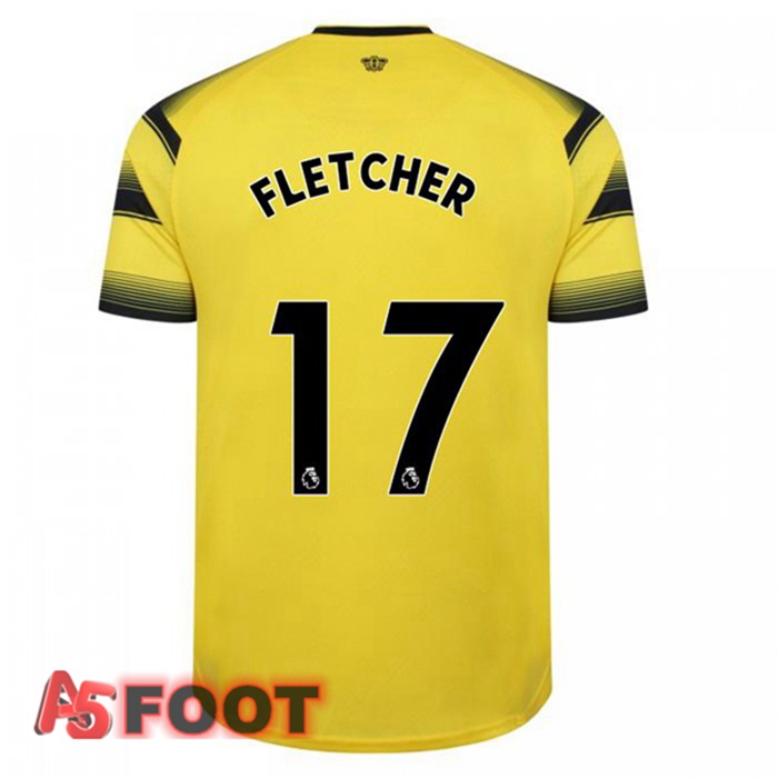 Maillot Watford FC (FLETCHER 17) Domicile Jaune/Noir 2021/22