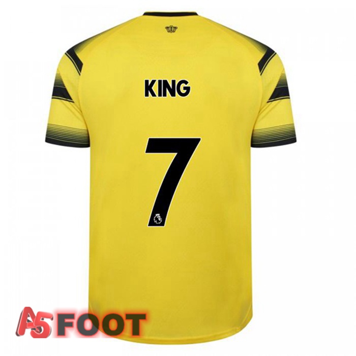 Maillot Watford FC (KING 7) Domicile Jaune/Noir 2021/22