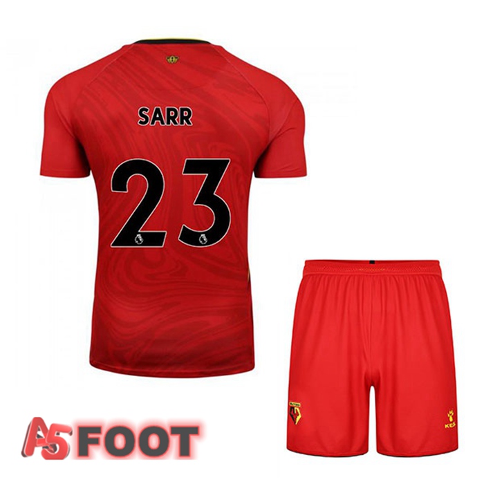 Maillot Watford FC (SARR 23) Enfant Exterieur Rouge 2021/22