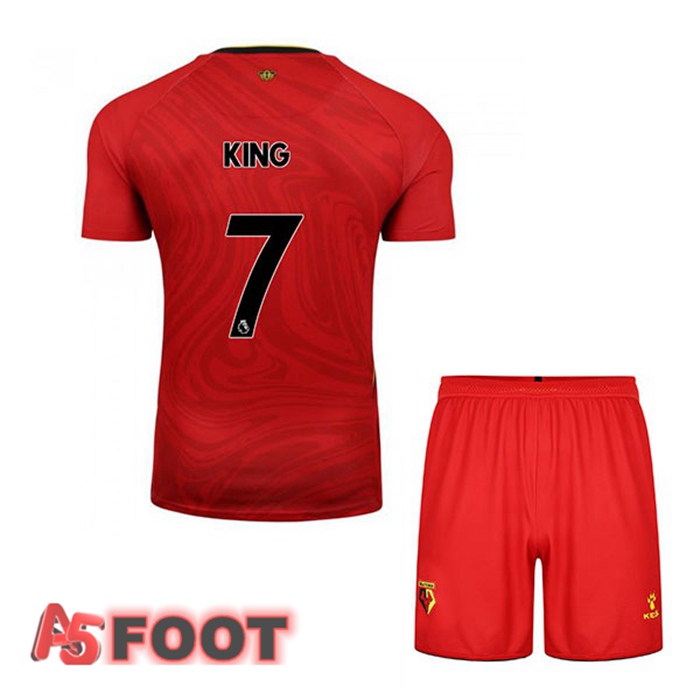 Maillot Watford FC (KING 7) Enfant Exterieur Rouge 2021/22