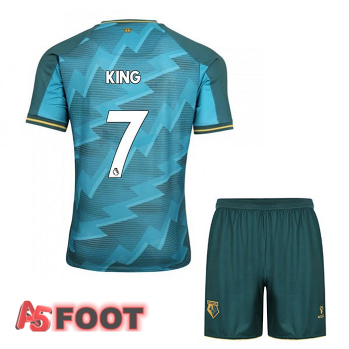 Maillot Watford FC (KING 7) Enfant Third Bleu 2021/22
