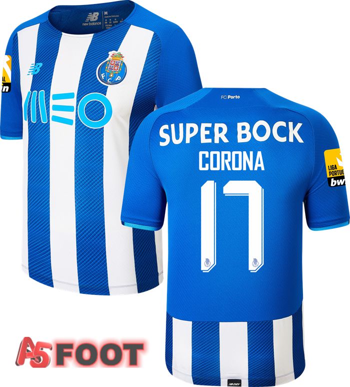 Maillot FC Porto (CORONA 17) Domicile Blanc/Bleu 2021/2022
