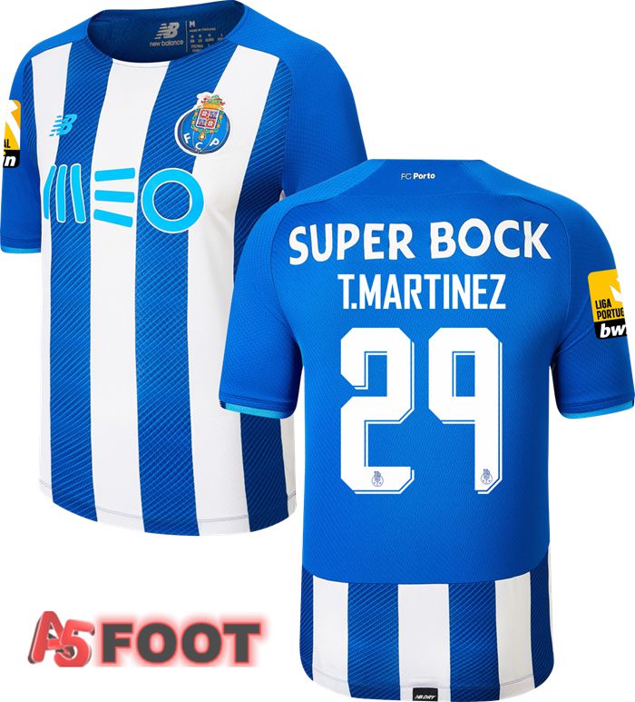 Maillot FC Porto (T.MARTINEZ 29) Domicile Blanc/Bleu 2021/2022