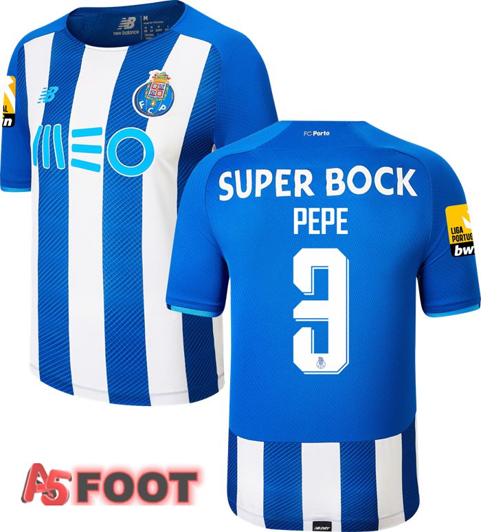 Maillot FC Porto (PEPE 3) Domicile Blanc/Bleu 2021/2022