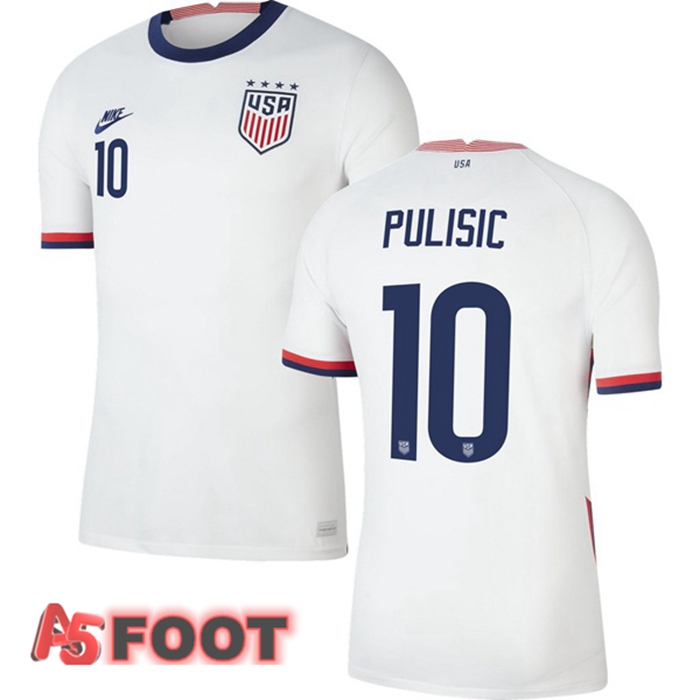 Maillot Equipe de Etats-Unis (PULISIC 10) Domicile 2020/2021