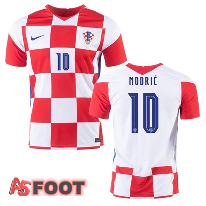 Maillot Equipe de Croatie (MODRIĆ 10) Domicile 2020/2021